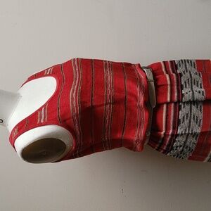 Peruvian Connection Cotton Knit Sleeveless Dress in Rust